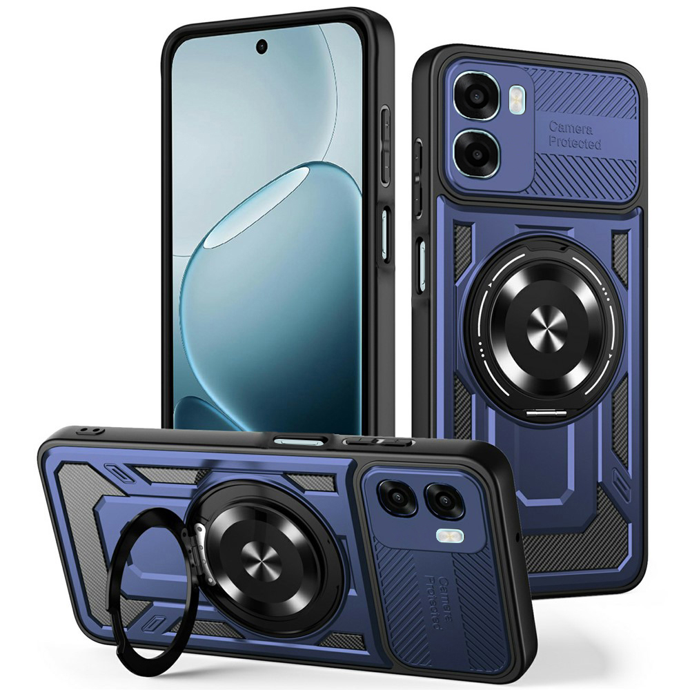 Levně Kryt Techsuit RuggedCam Oppo A6x a A6k modrý