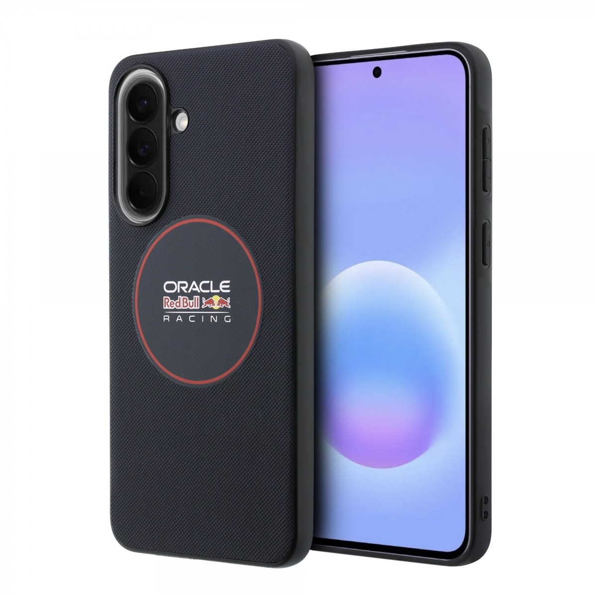 Levně Kryt Red Bull PU Leather Red Ring MagSafe pro Samsung Galaxy A57 námořnický modrý