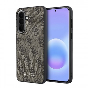 Kryt Guess PU 4G Metal Classic Logo pro Samsung Galaxy A57 hnědý