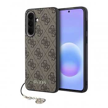 Kryt Guess 4G Charm pro Samsung Galaxy A57 hnědý