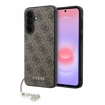 Kryt Guess 4G Charm pro Samsung Galaxy A37 hnědý