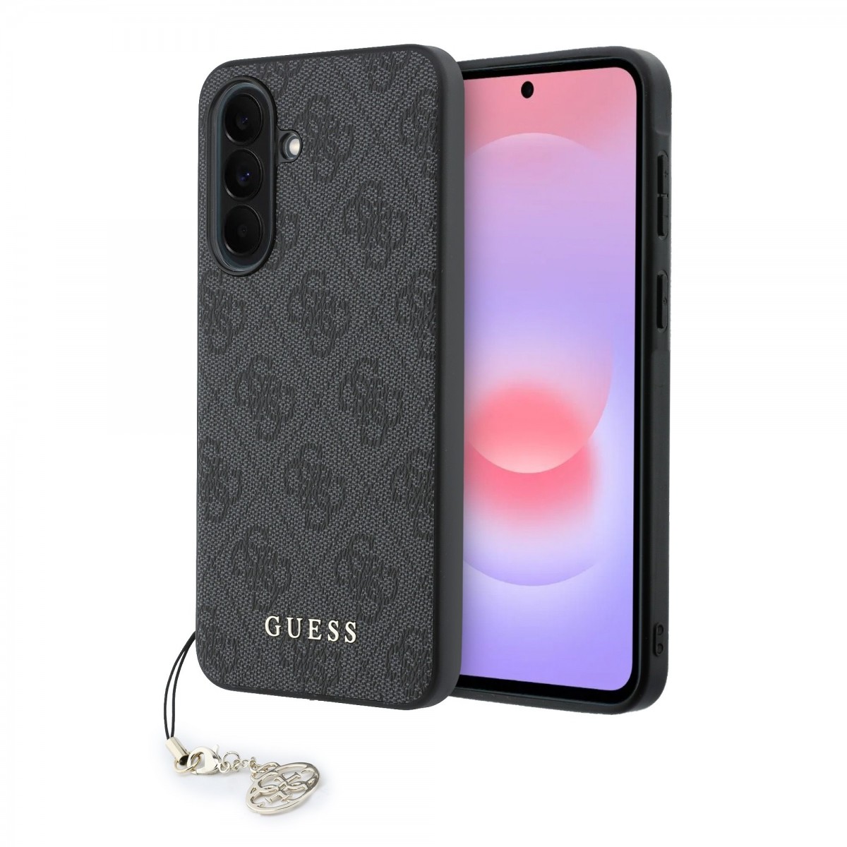 Levně Kryt Guess 4G Charm pro Samsung Galaxy A37 černý