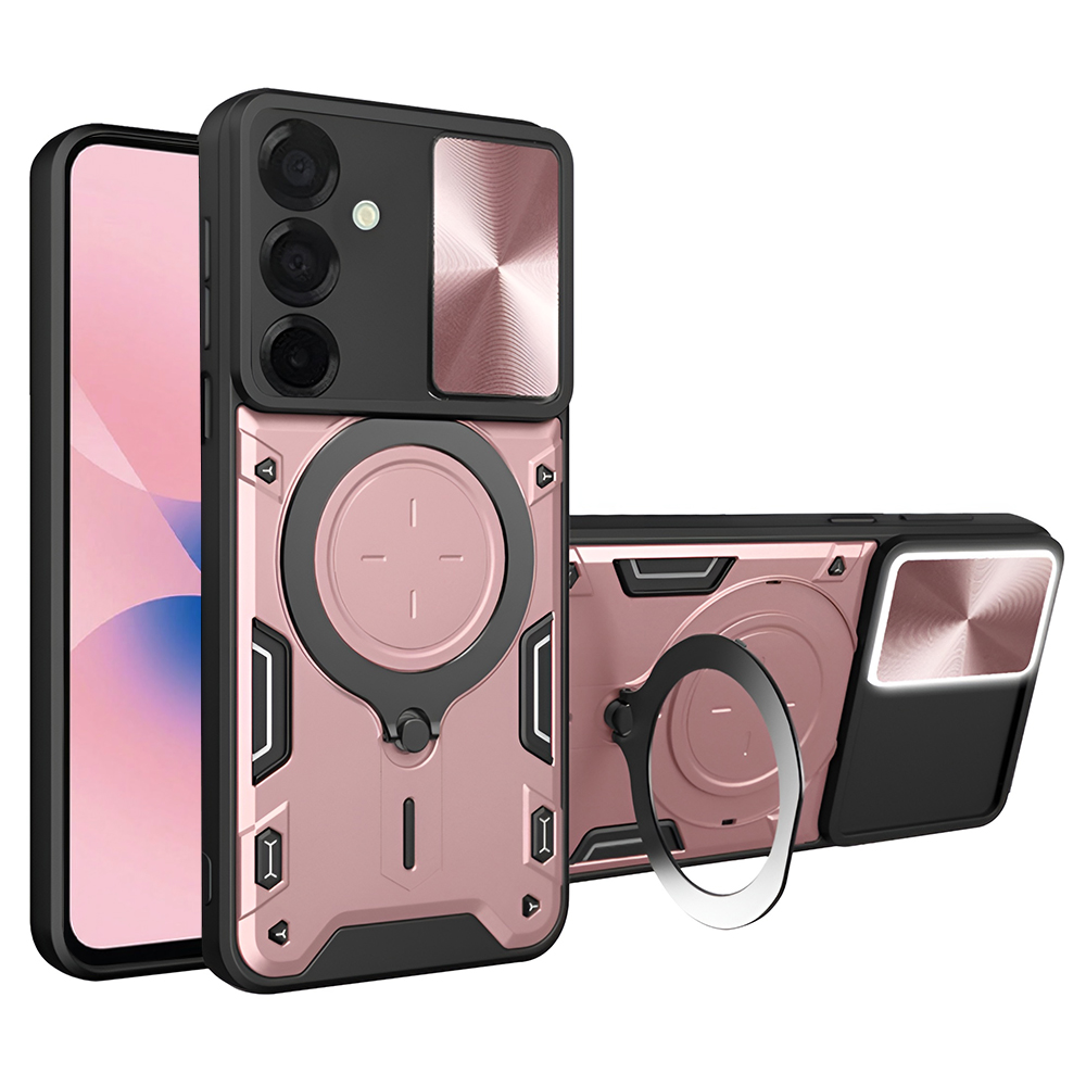 Levně Kryt Techsuit CamGuard Pro Samsung Galaxy A27 5G růžovozlatý