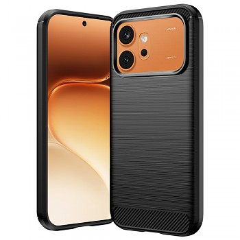 Kryt Techsuit Carbon Silicone Honor 600 a 600 Pro černý