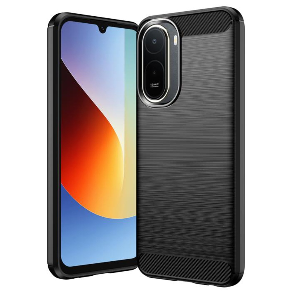 Levně Kryt Techsuit Carbon Silicone Xiaomi Redmi A7 Pro 4G černý