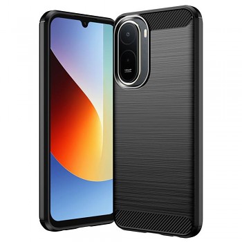 Kryt Techsuit Carbon Silicone Xiaomi Redmi A7 Pro 4G černý
