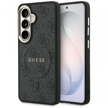 Kryt Guess 4G Embossed Ring MagSafe Samsung Galaxy S26 Plus černý