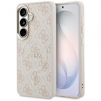 Kryt Guess 4G Embossed Ring MagSafe Samsung Galaxy S26 Plus růžový