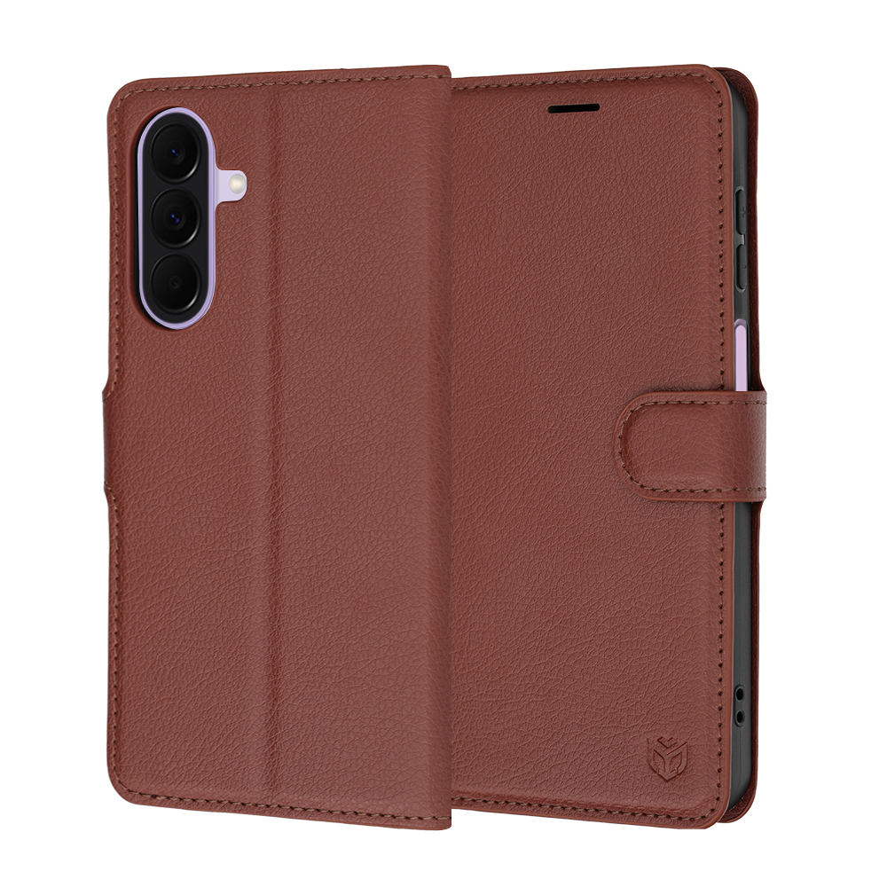 Levně Knížkové pouzdro Techsuit Leather Folio Samsung Galaxy A27 5G hnědé