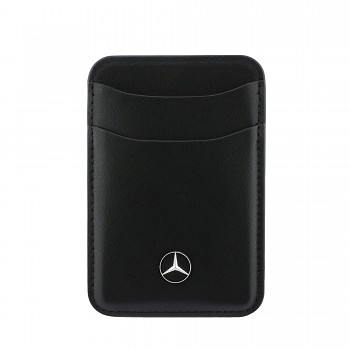 Peněženka Mercedes PU Leather MagSafe Card Holder černá