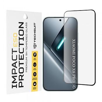 Ochranné sklo Techsuit ESD Glass Xiaomi Poco X8 Pro černé