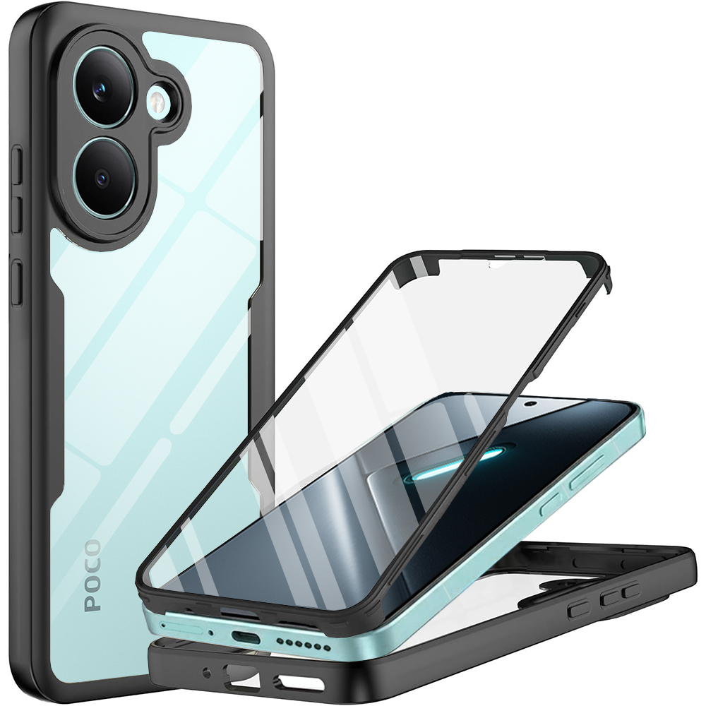 Levně Kryt Techsuit ColorVerse 360 Series Screen Protector Xiaomi Poco X8 Pro černý