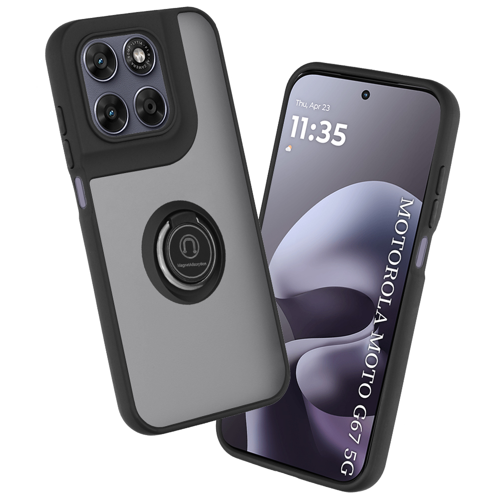 Levně Kryt Techsuit Glinth Motorola Moto G77 G67 černý