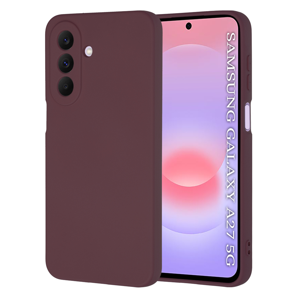 Levně Kryt Techsuit SoftFlex Samsung Galaxy A27 5G švestkově červený