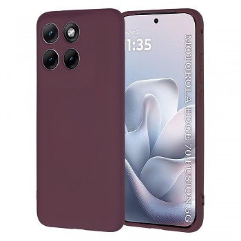 Kryt Techsuit SoftFlex Motorola Edge 70 Fusion švestkově červený