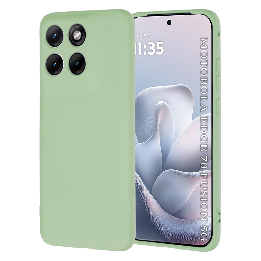 Levně Kryt Techsuit SoftFlex Motorola Edge 70 Fusion mátově zelený