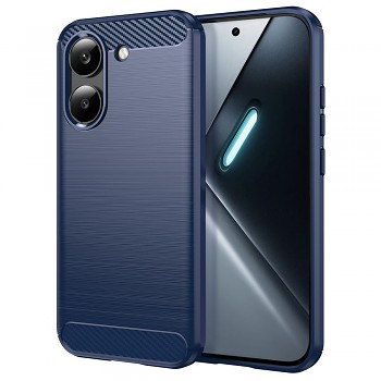 Kryt Techsuit Carbon Silicone pro Xiaomi Poco X8 Pro modrý