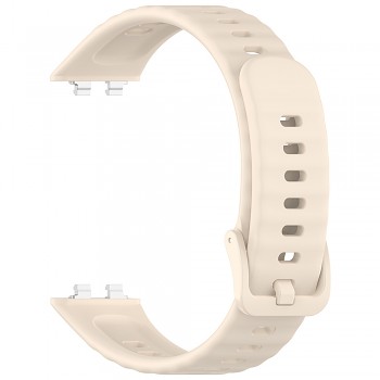 Řemínek Techsuit Watchband pro Huawei Band 11 a Band 11 Pro krémový