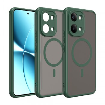 Kryt Techsuit HaloFrost II MagSafe pro Xiaomi Poco X8 Pro Max zelený