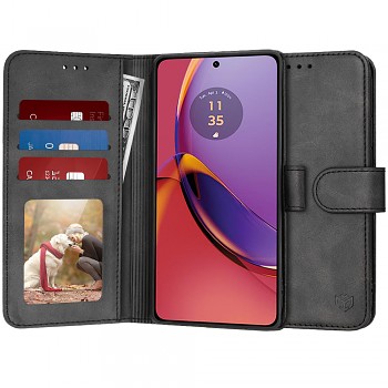 Flipové pouzdro Techsuit Diary Book pro Motorola Moto G84 černé