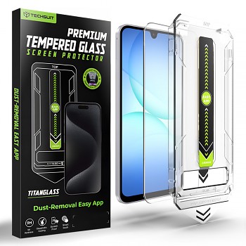 Tvrzené sklo Techsuit TitanGlass CrystalHD pro Samsung Galaxy A16 a A17 čiré