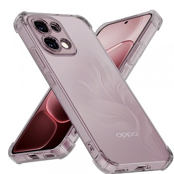 Silikonový kryt Techsuit Shockproof pro Oppo A6 Pro kouřově černý