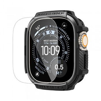 Ochranné tvrzené sklo Spigen (ACS11414) Apple Watch Ultra / Ultra 2 / Ultra 3 černé