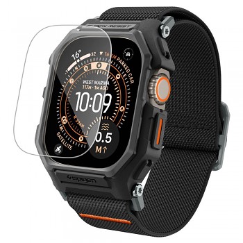Ochranné tvrzené sklo Spigen (ACS11415) Apple Watch Ultra / Ultra 2 / Ultra 3 matné černé