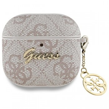 Pouzdro Guess 4G Charm Collection (GUA4G4GSMP) pro Apple AirPods 4 růžové
