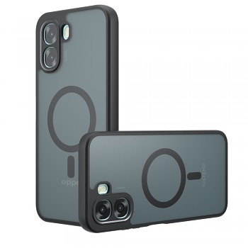 Kryt Techsuit PureFrost MagSafe pro Oppo A6x 4G / A6x 5G / A6k 4G černý