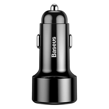 Adaptér do auta Baseus Magic Series USB-C/USB-A 45W černý