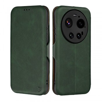 Pouzdro na mobil Techsuit Safe Wallet Plus Xiaomi 17 Ultra zelené