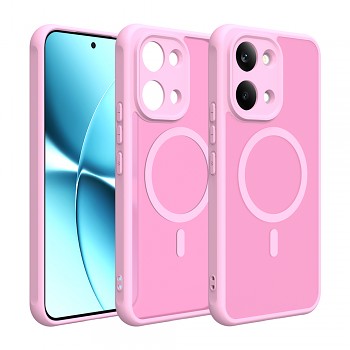 Kryt na mobil Techsuit HaloFrost II MagSafe Xiaomi Poco X8 Pro Max růžový