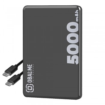 Powerbanka OBAL:ME MagNetix 5000mAh černá 20W
