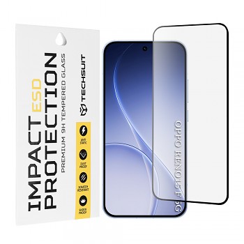 Tvrzené sklo Techsuit ESD Glass Oppo Reno15 F a FS 5G černé