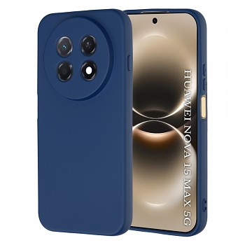 Silikonový kryt Techsuit SoftFlex pro Huawei nova 15 Max tmavě modrý