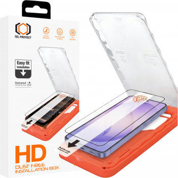 Tvrzené sklo Tel Protect Dust-Free Easy Fit HD Titan pro Samsung Galaxy S26 Plus černé
