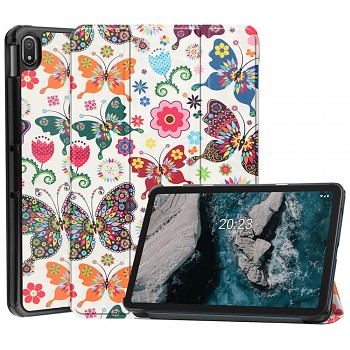 Pouzdro na tablet Techsuit FoldPro pro Lenovo Idea Tab 11 s motivem motýla