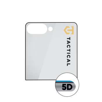 Tvrzené sklo 5D Tactical Glass Shield pro Samsung Galaxy Z Flip 8 černé (vnější)