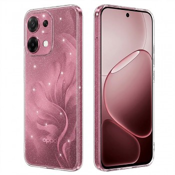 Kryt Techsuit SparkleSkin Series pro Oppo A6 Pro 5G průhledný