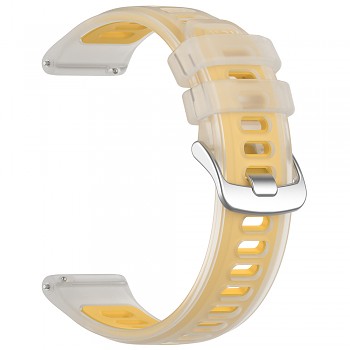 Řemínek Techsuit Watchband 22mm žlutý