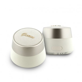 Reproduktor Guess Script Metal Logo Bluetooth 5W Gold