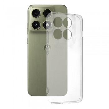 Kryt Techsuit Clear Silicone pro Motorola Edge 70 Pro transparentní