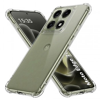 Kryt Techsuit Shockproof Clear Silicone pro Motorola Edge 70 Pro čirý