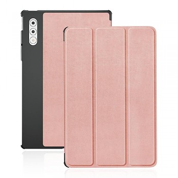 Pouzdro Techsuit FoldPro pro Lenovo Yoga Tab Plus 12.7 růžově zlaté