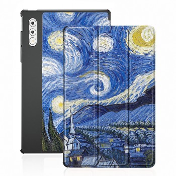 Pouzdro Techsuit FoldPro pro Lenovo Yoga Tab Plus 12.7 s motivem Hvězdné noci