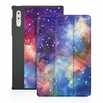 Pouzdro Techsuit FoldPro pro Lenovo Yoga Tab Plus 12.7 s motivem galaxie