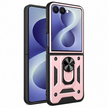 Kryt Techsuit CamShield Series pro Samsung Galaxy Z Flip8 růžově zlatý