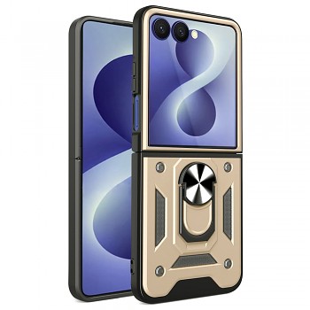 Kryt Techsuit CamShield Series pro Samsung Galaxy Z Flip8 zlatý