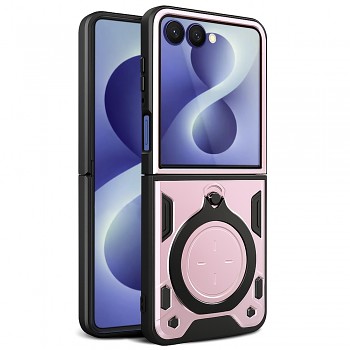 Kryt Techsuit CamGuard Pro pro Samsung Galaxy Z Flip8 růžově zlatý